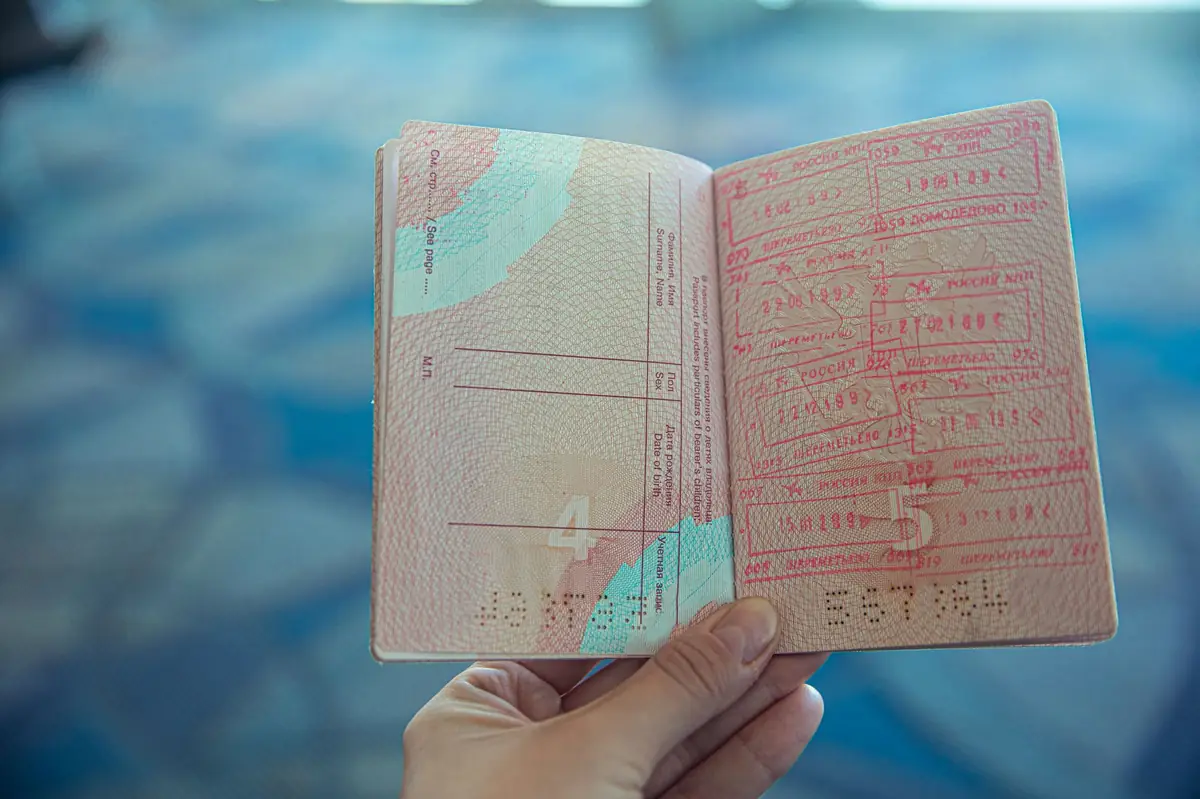 Passport control area for Malaysia re-entry