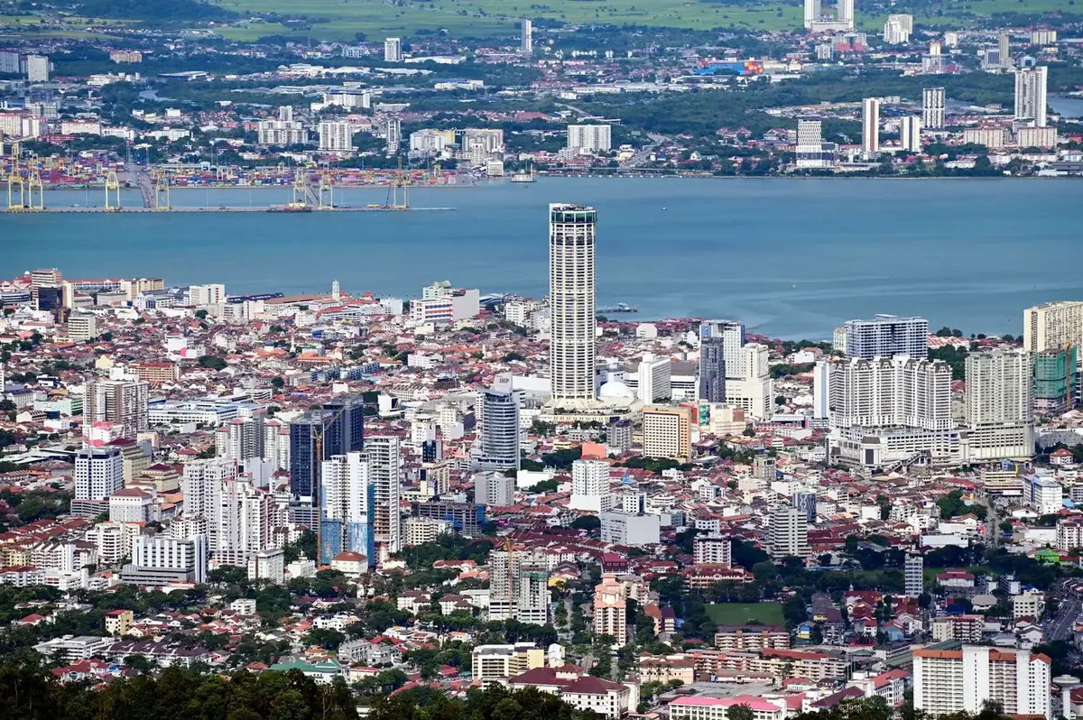 Malaysia city and island travel scene